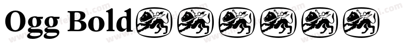 Ogg Bold字体转换